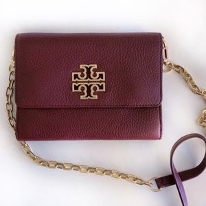 Tory Burch Britton Crossbody - Maroon